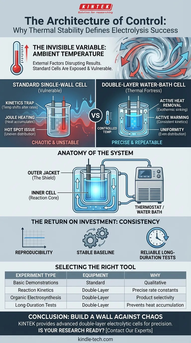 A Arquitetura do Controle: Por Que a Estabilidade Térmica Define o Sucesso da Eletrólise Guia Visual