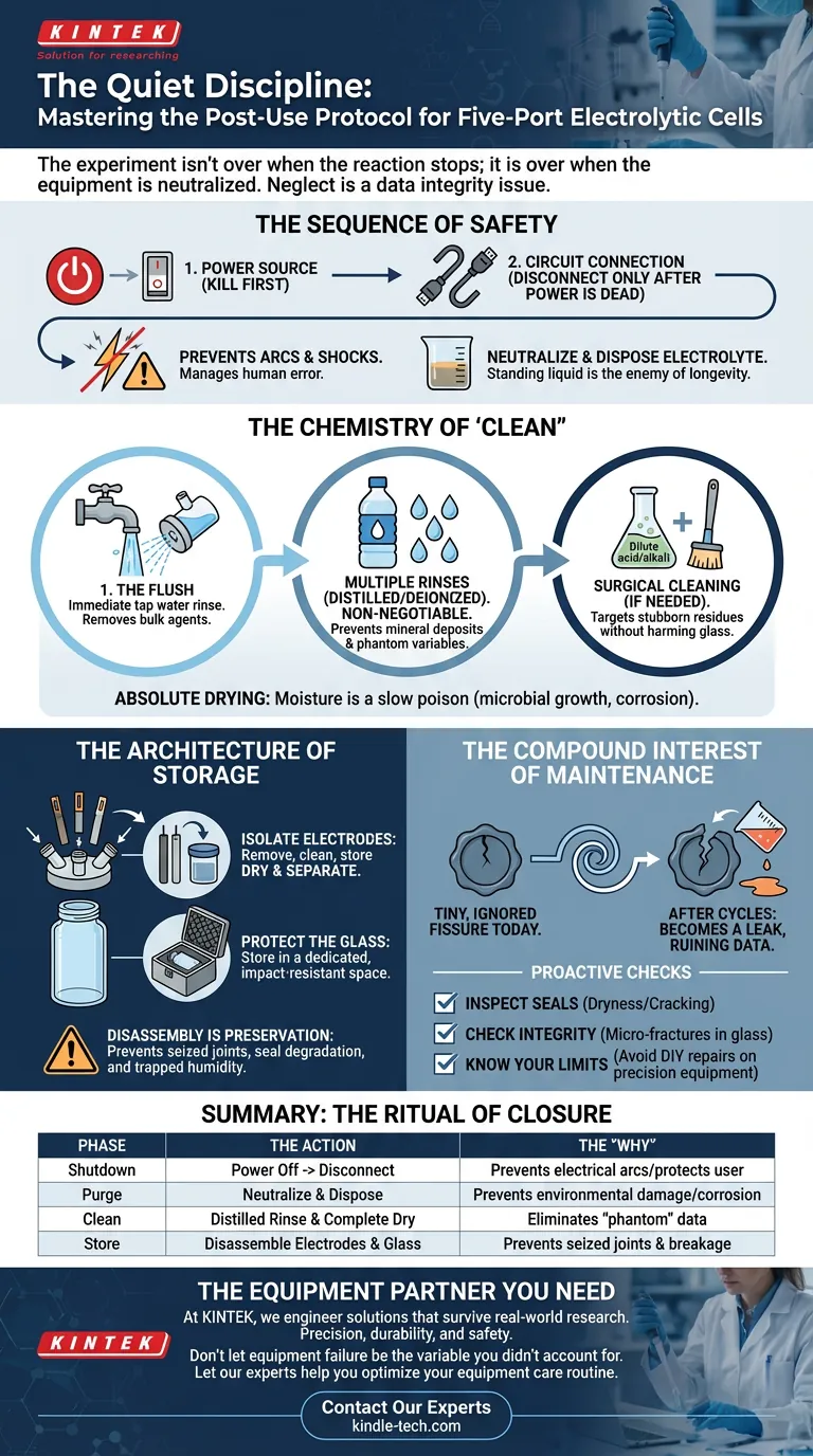 La Disciplina Silenciosa: Dominando el Protocolo Post-Uso para Celdas Electrolíticas de Cinco Puertos Guía Visual