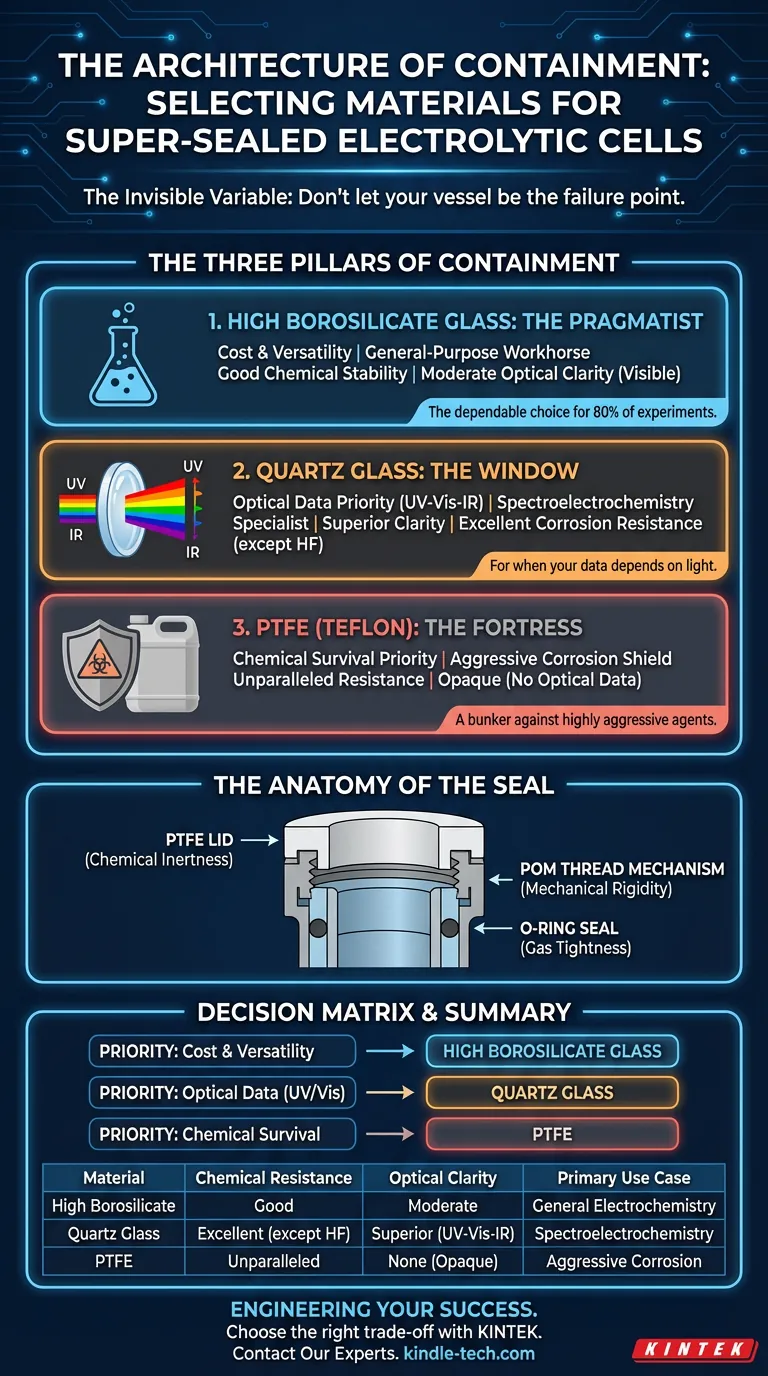 L'architettura del contenimento: selezione dei materiali per celle elettrolitiche super sigillate Guida Visiva