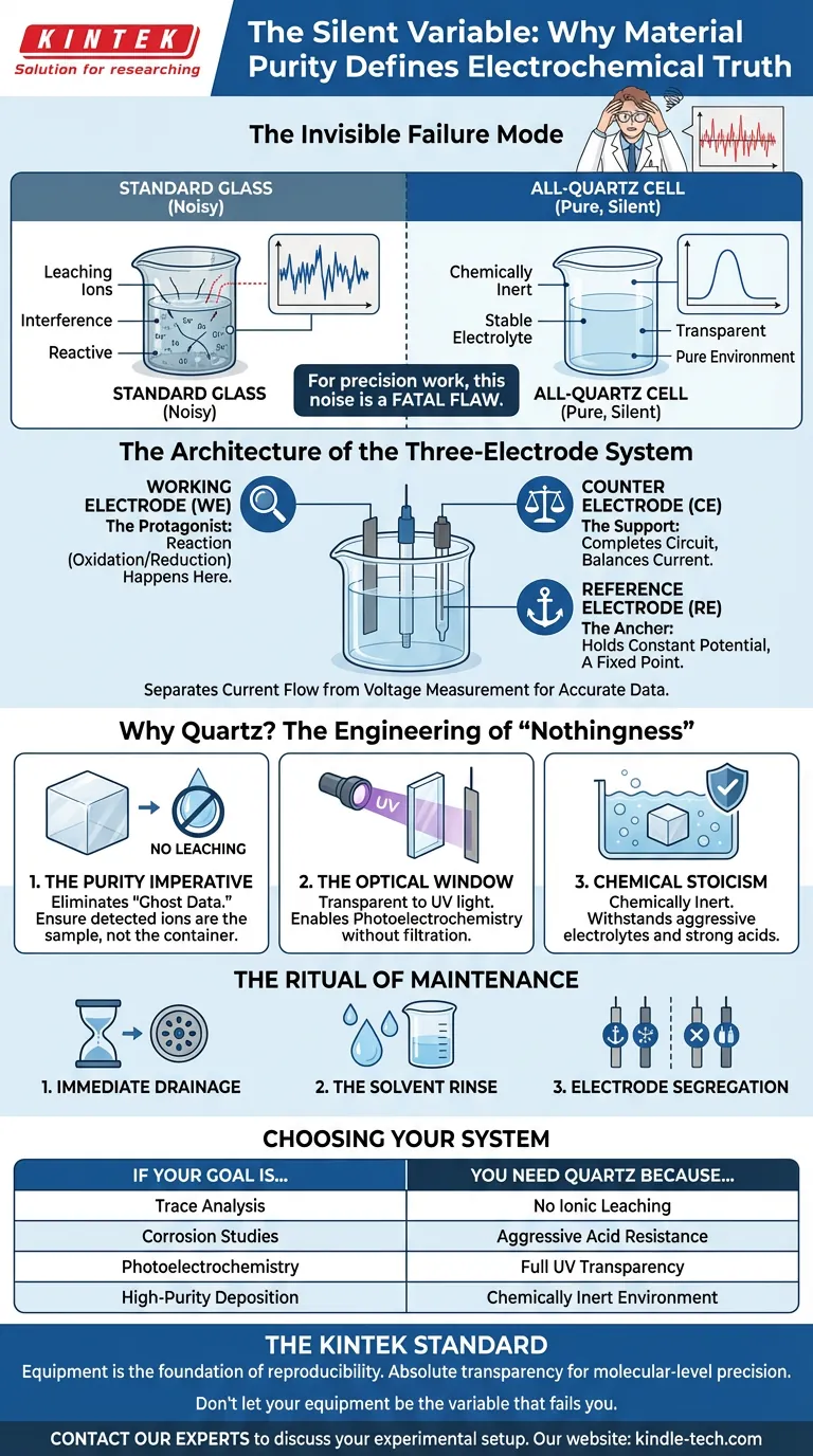 A Variável Silenciosa: Por Que a Pureza do Material Define a Verdade Eletroquímica Guia Visual