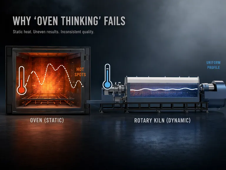 Your Rotary Kiln Isn't an Oven: The Secret to Consistent Thermal Processing 2