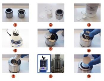 Um guia completo sobre a prensagem de pellets XRF usando uma prensa hidráulica automática KinTek
