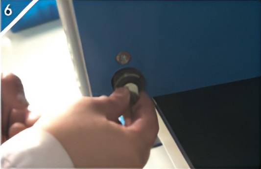6. Replace with a new small plunger.