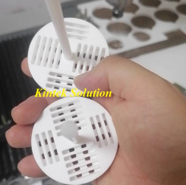 Detalhes do suporte de limpeza em PTFE
