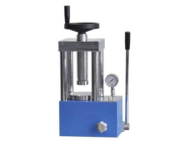 Pressa per pellet idraulica manuale da laboratorio