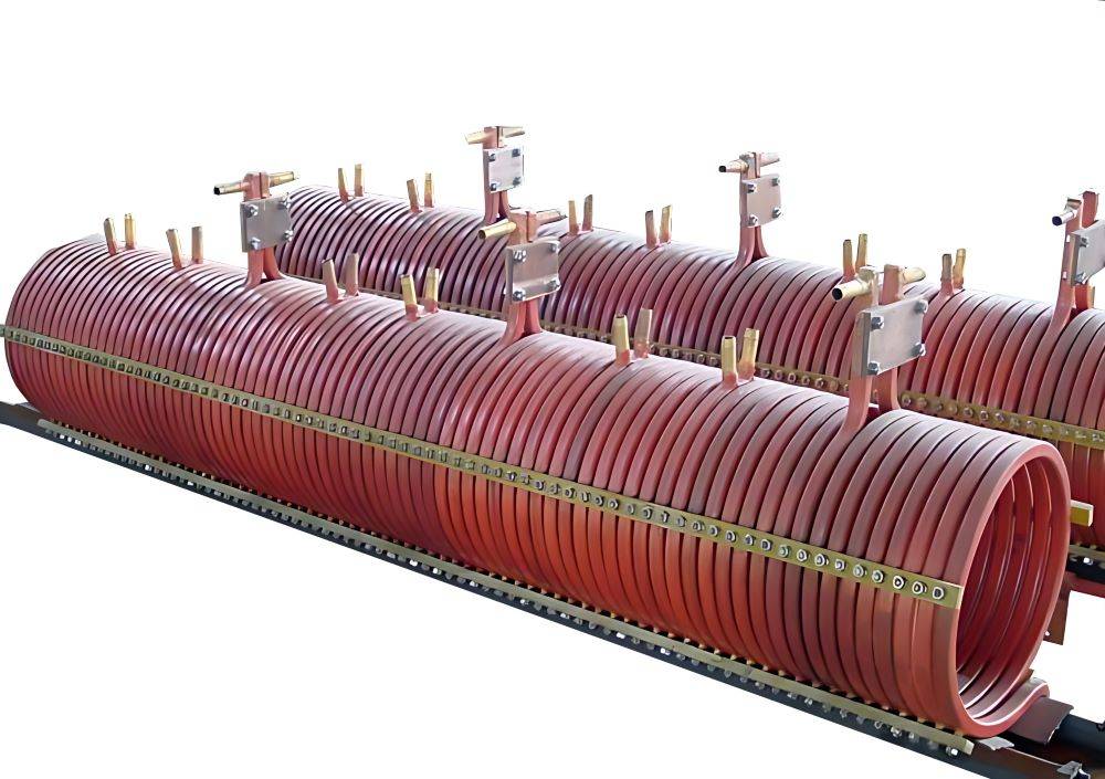 Bobine d'induction pour four à moyenne fréquence
