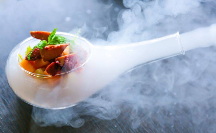 Congelação rápida com azoto líquido