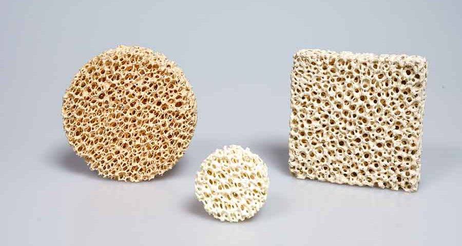 Filtros cerámicos de espuma