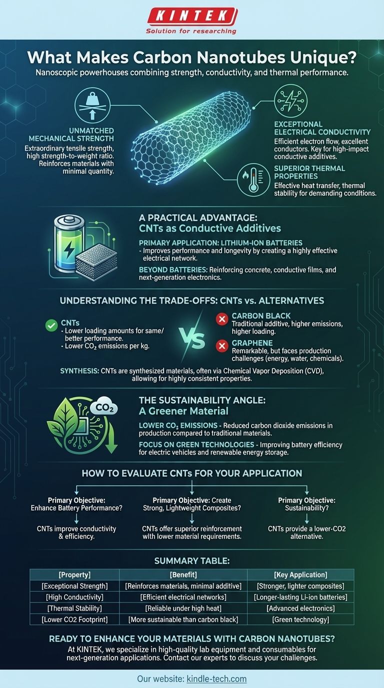 Was macht Kohlenstoffnanoröhren einzigartig? Überragende Leistung in Batterien & Verbundwerkstoffen freisetzen Visuelle Anleitung
