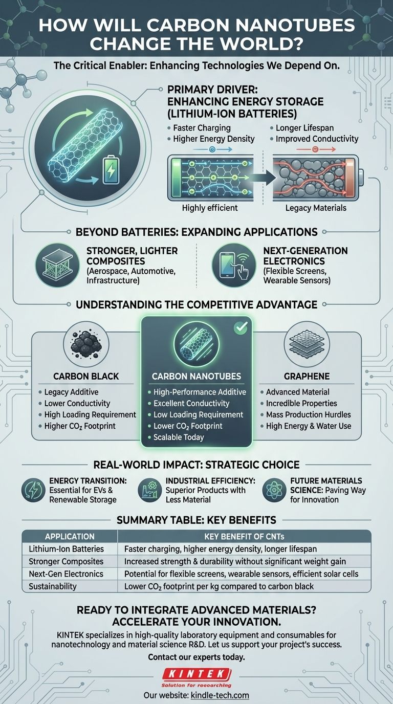 ¿Cómo cambiarán el mundo los nanotubos de carbono? Impulsando la Revolución Verde con Materiales Superiores Guía Visual