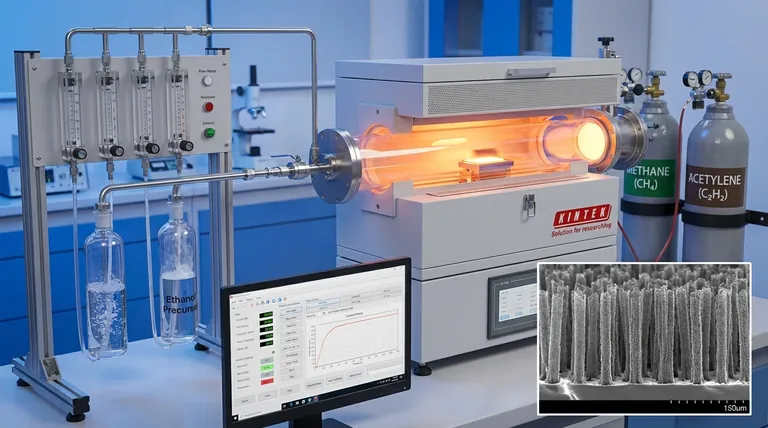 ¿Qué precursor se utiliza durante la síntesis de CNT por el método CVD? Seleccione la fuente de carbono adecuada para sus nanotubos