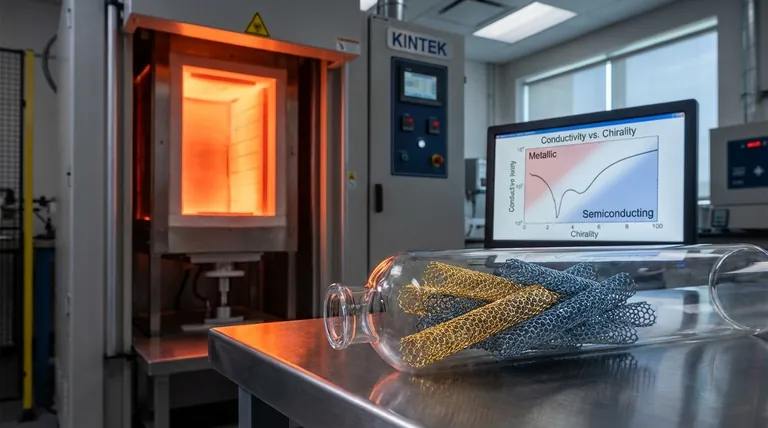 O nanotubo de carbono é um condutor elétrico? Sua natureza dupla depende da estrutura atômica.