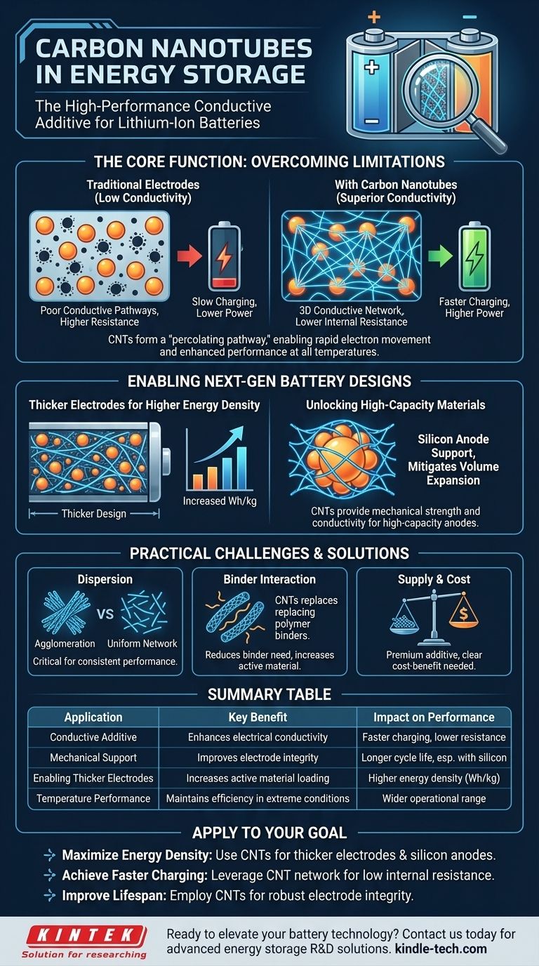 Welche Anwendungen haben Kohlenstoffnanoröhren für die Energiespeicherung? Verbesserung der Batterieleistung und -haltbarkeit Visuelle Anleitung