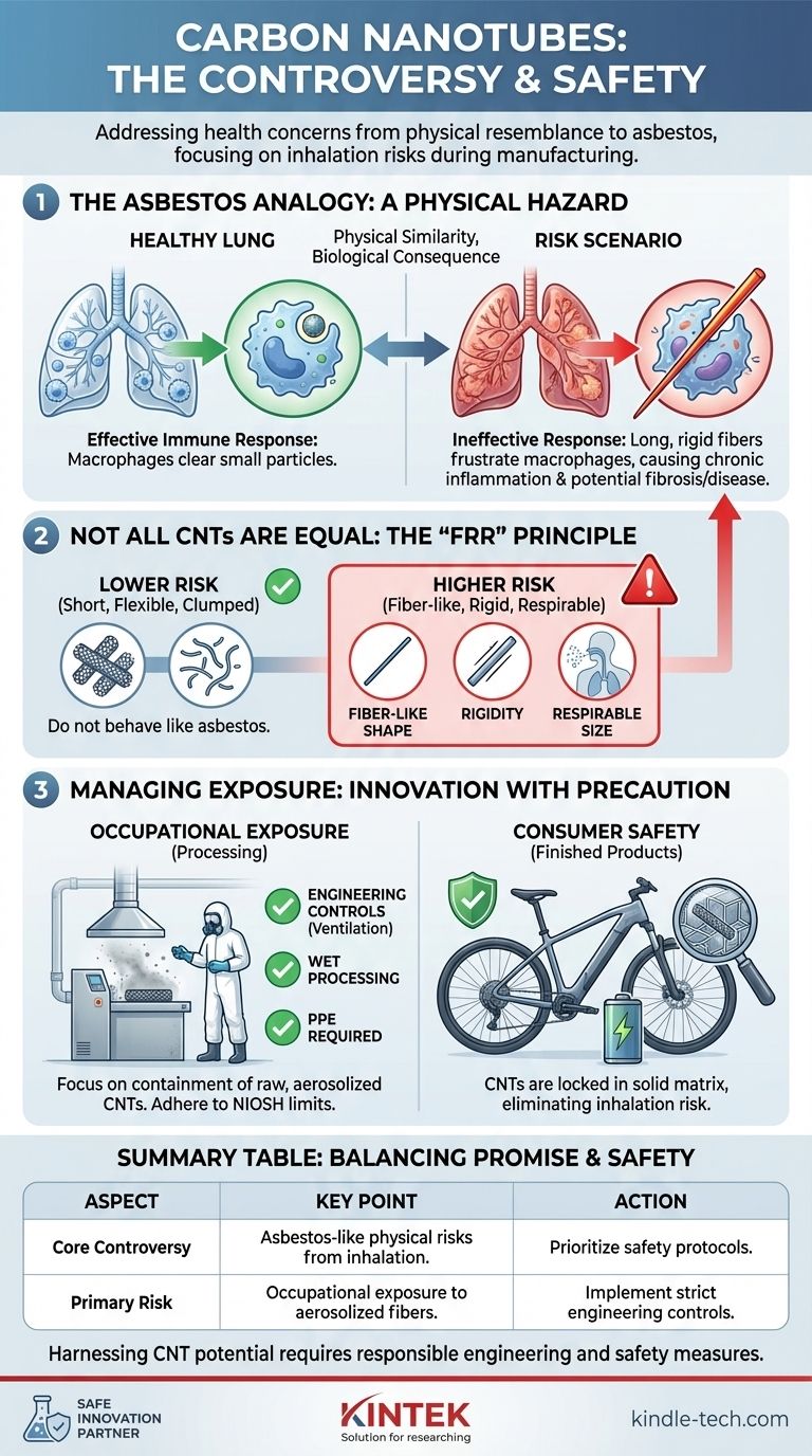 碳纳米管的争议是什么？石棉样健康风险解释 图解指南