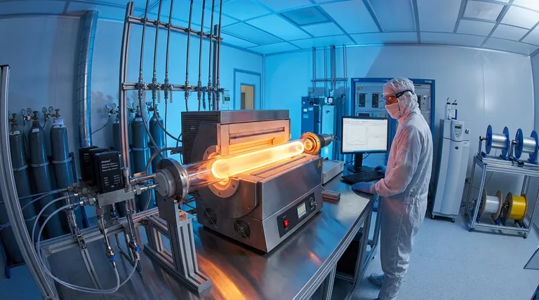 Quali sono i principali vantaggi della deposizione in fase vapore nella preparazione di vetri per fibre ottiche? Ottenere Purezza e Precisione Senza Precedenti