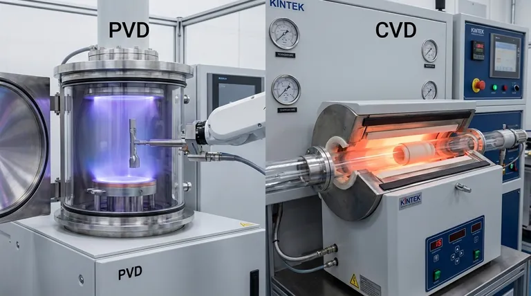 Qual é a diferença entre revestimento PVD e CVD? Escolha o Revestimento Certo para o Seu Material