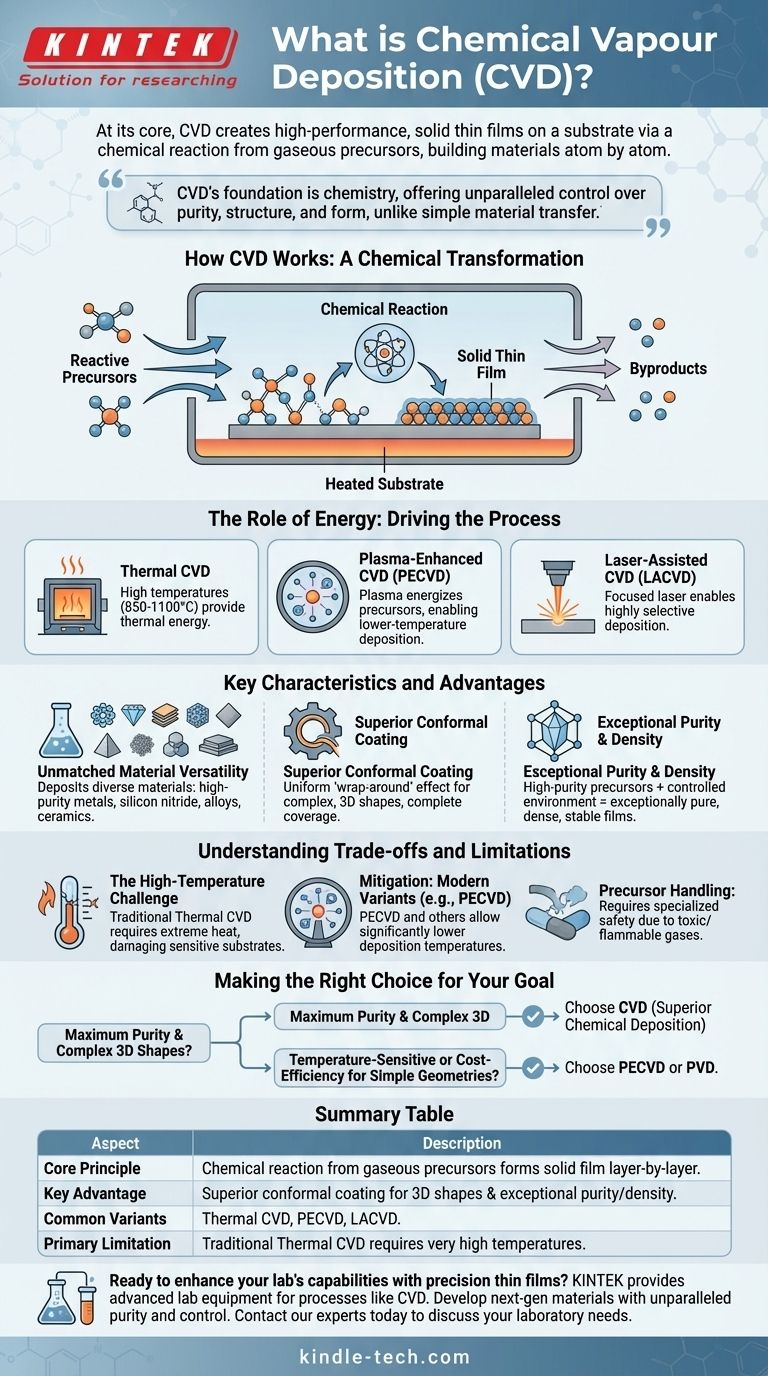 What is chemical Vapour deposition in chemistry? A Guide to High-Performance Thin Film Deposition Visual Guide
