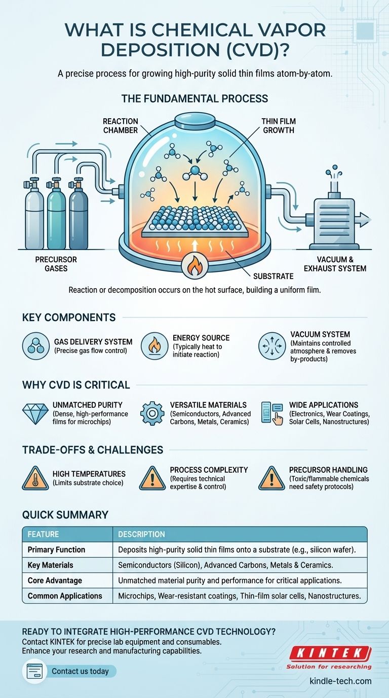 화학 기상 증착(CVD) 방법이란 무엇인가요? 고순도 박막 제조 가이드 시각적 가이드