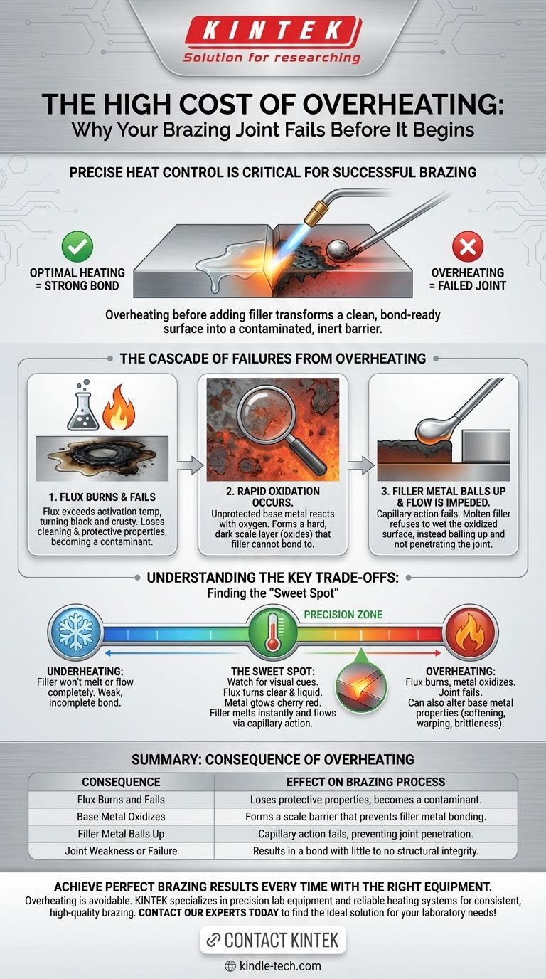Was könnte passieren, wenn Sie die Lötstelle überhitzen, bevor Sie das Füllmetall hinzufügen? Vermeiden Sie diese häufigen Lötfehler Visuelle Anleitung