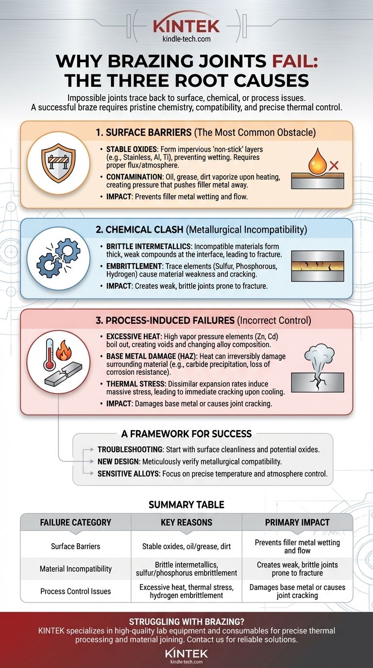 哪些原因可能导致钎焊接头无法形成？克服常见钎焊失效的指南 图解指南
