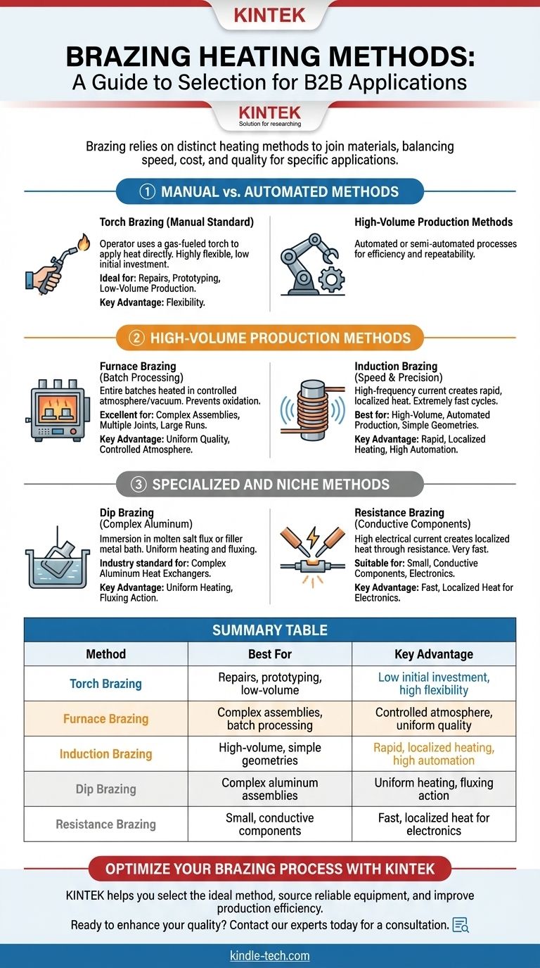 Quelles sont les méthodes de chauffage pour le brasage ? Choisissez la bonne méthode pour vos besoins de production Guide Visuel