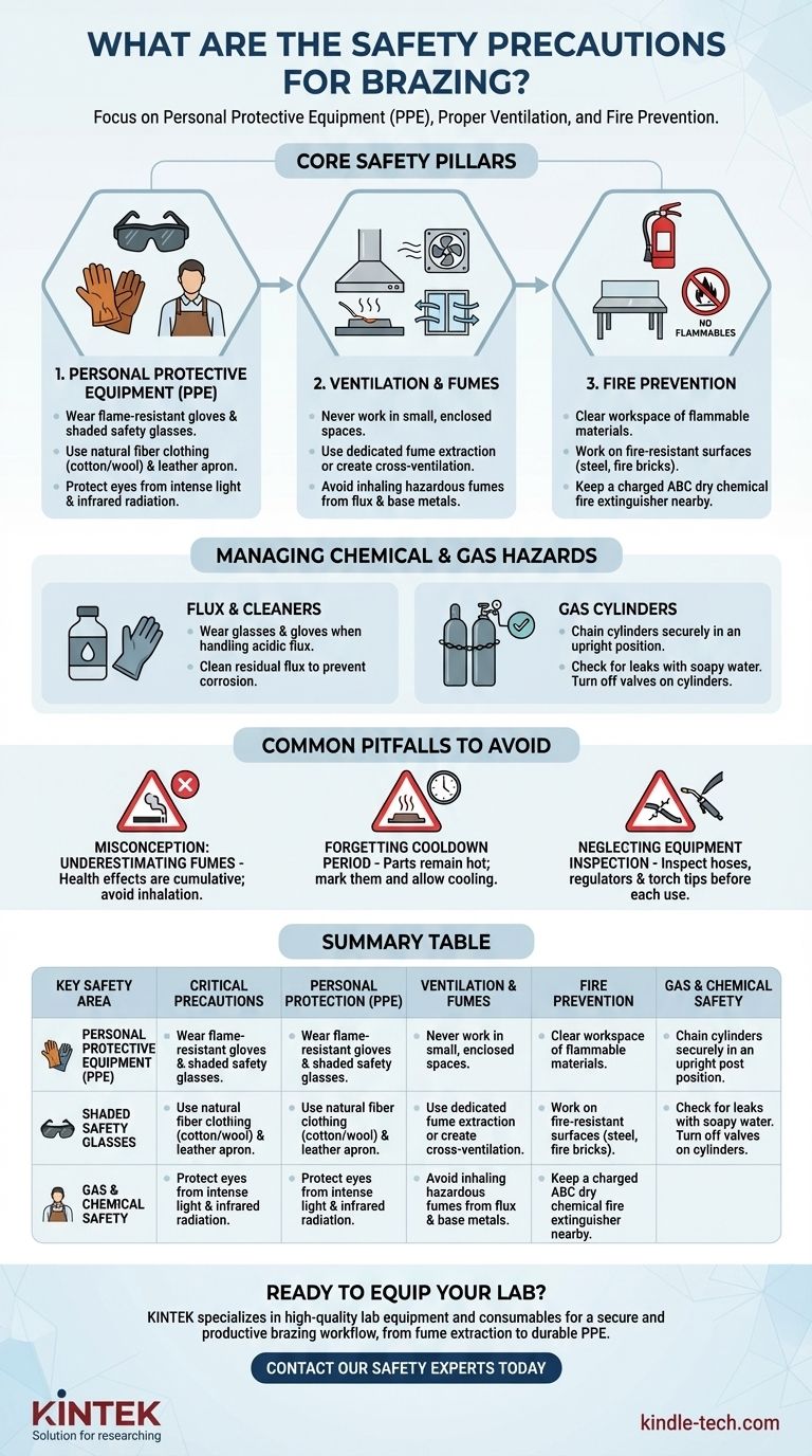 Was sind die Sicherheitsvorkehrungen beim Hartlöten? Schützen Sie sich vor Hitze, Dämpfen und Feuer Visuelle Anleitung