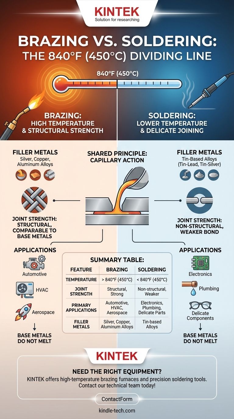 Что такое пайка твердым припоем (бразинг) против пайки мягким припоем? Выберите правильный метод соединения для прочности или точности Визуальное руководство