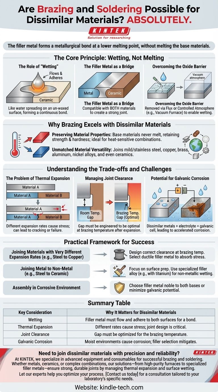 Le brasage fort et le brasage tendre sont-ils possibles pour les matériaux dissemblables ? Oui, et voici comment le faire correctement. Guide Visuel