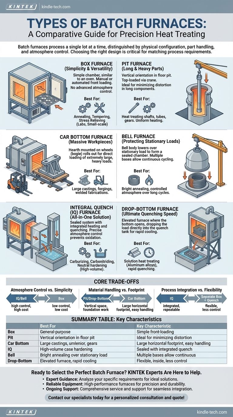 What are the different types of batch furnace? Find the Right Fit for Your Heat Treating Process Visual Guide