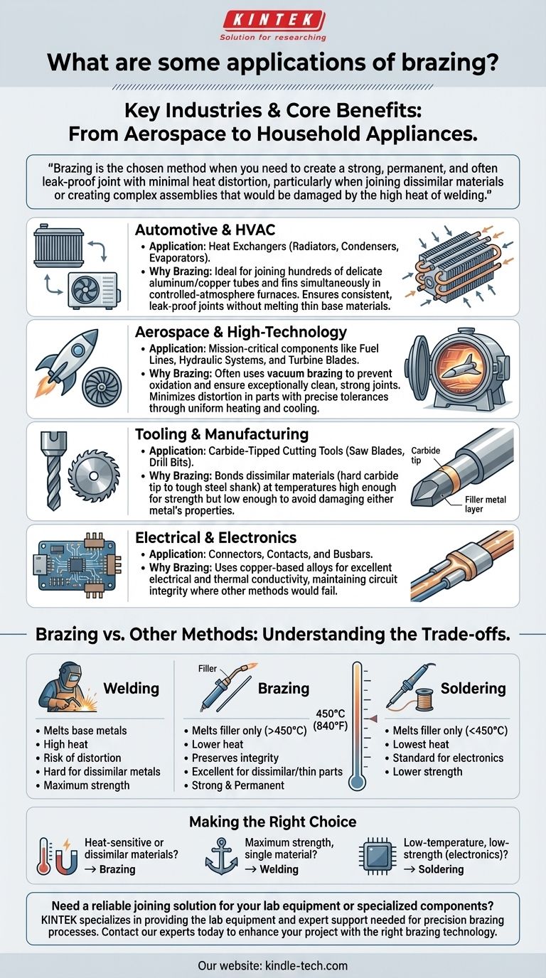 Quelles sont les applications du brasage ? Assembler des métaux dissemblables avec des liaisons solides et étanches Guide Visuel