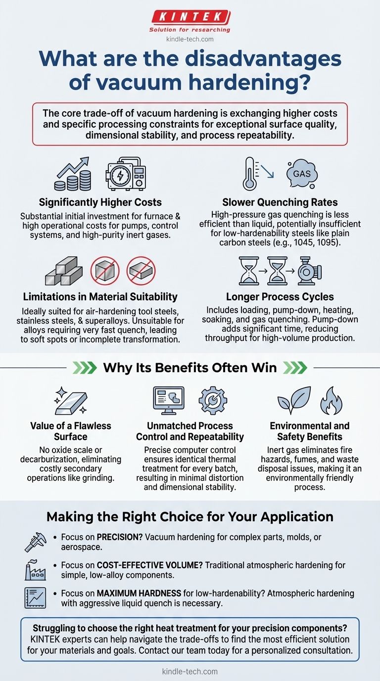 ما هي عيوب التقسية بالفراغ؟ موازنة التكاليف والقيود للمعالجة الحرارية الدقيقة دليل مرئي