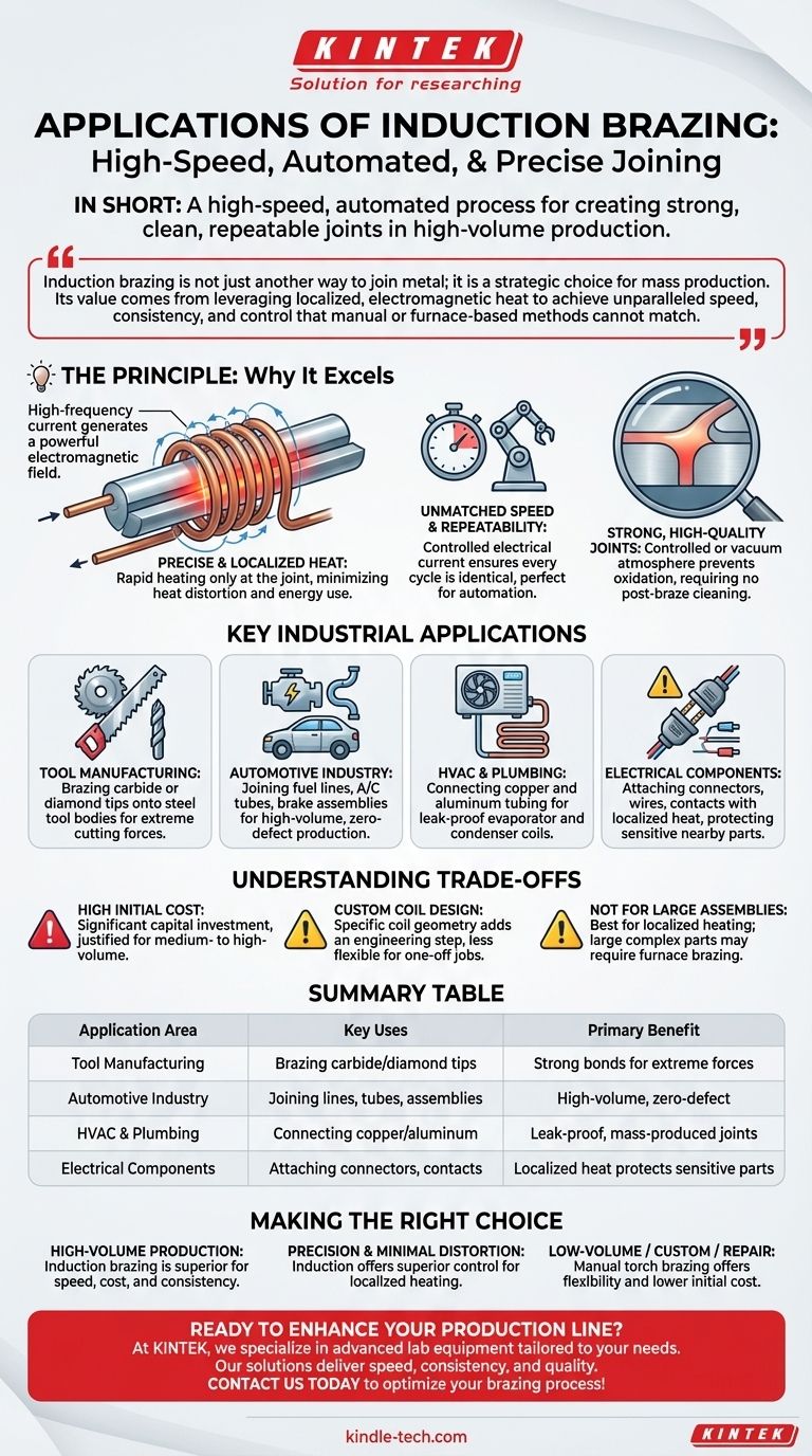 유도 브레이징의 응용 분야는 무엇인가요? 대량 생산을 위한 고속 자동화 접합 시각적 가이드