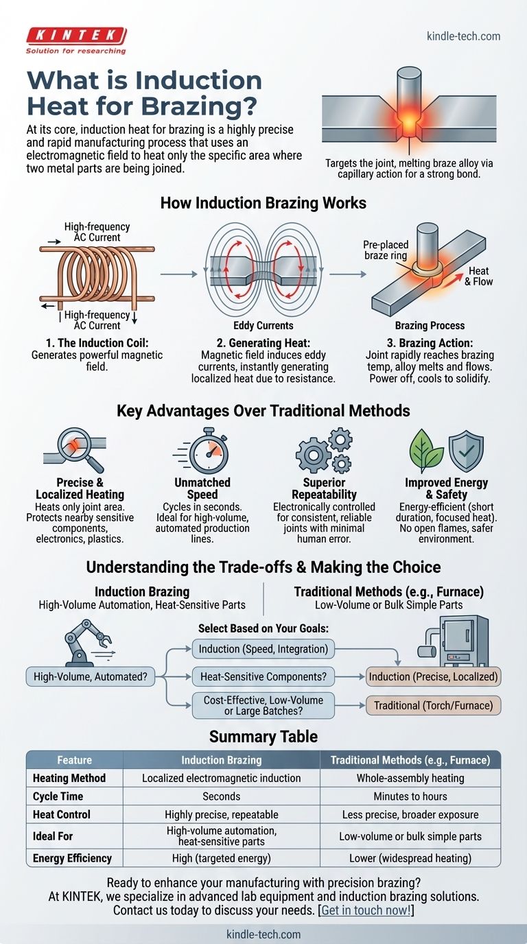 What is induction heat for brazing? Achieve Precise, Rapid Metal Joining Visual Guide