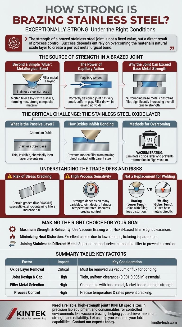 Quanto è forte la brasatura dell'acciaio inossidabile? Ottenere la massima resistenza del giunto con la brasatura di precisione Guida Visiva