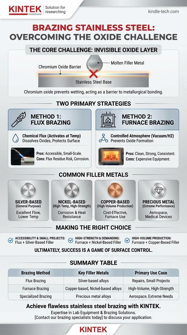 What can I use to braze stainless steel? A Guide to Filler Metals and Methods Visual Guide