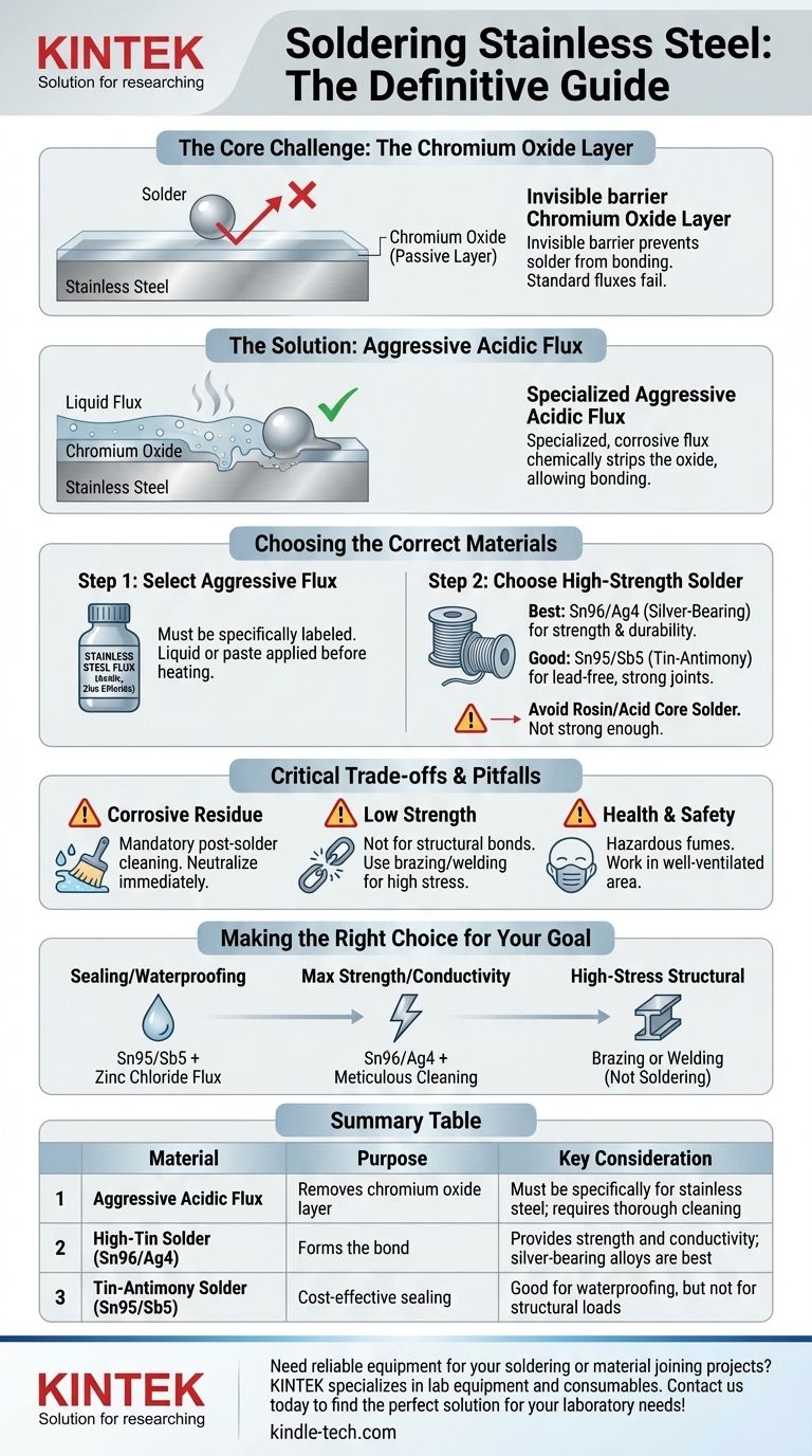 ما نوع اللحام الذي تستخدمه للفولاذ المقاوم للصدأ؟ التدفق واللحام المناسبان للحصول على رابطة قوية دليل مرئي