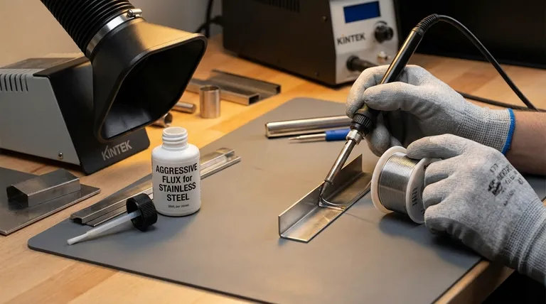 Que tipo de solda você usa para aço inoxidável? O Fluxo e a Solda Certos para uma Ligação Forte