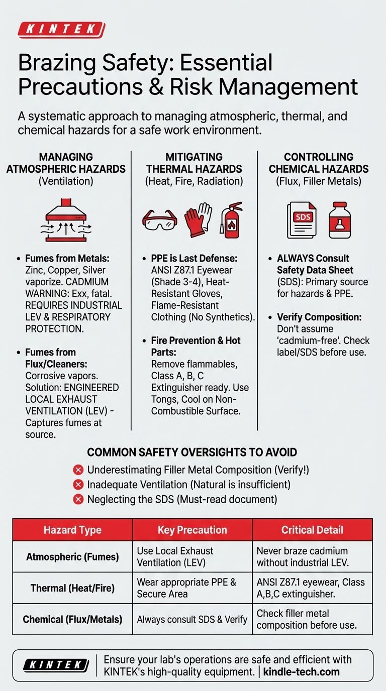 Welche Vorsichtsmaßnahmen sind beim Hartlöten zu treffen? Ein Leitfaden zum sicheren Umgang mit Dämpfen, Feuer und Chemikalien Visuelle Anleitung