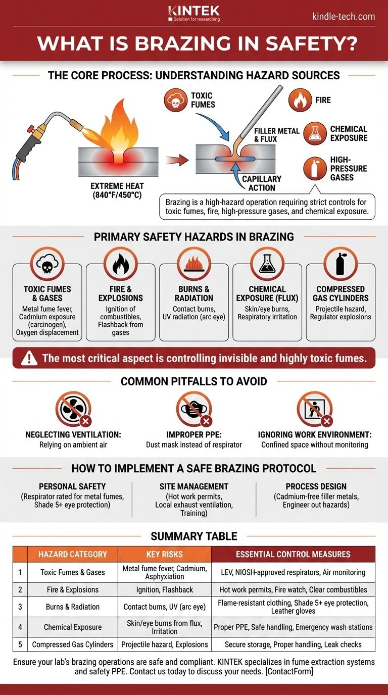 Qu'est-ce que le brasage en matière de sécurité ? Gestion des fumées toxiques, des risques d'incendie et des dangers chimiques Guide Visuel