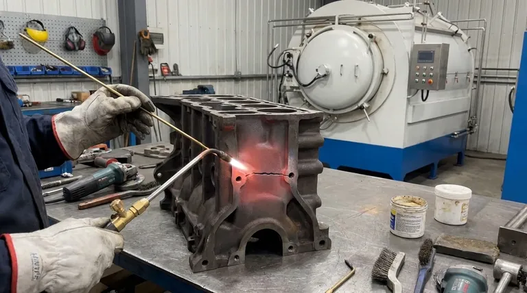 可以钎焊铸铁吗?可以,而且它通常是最安全的修复方法