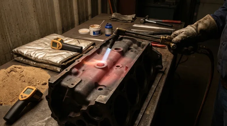 鋳鉄ろう付けの予熱温度は何度ですか?強力でひび割れのない修理を実現する