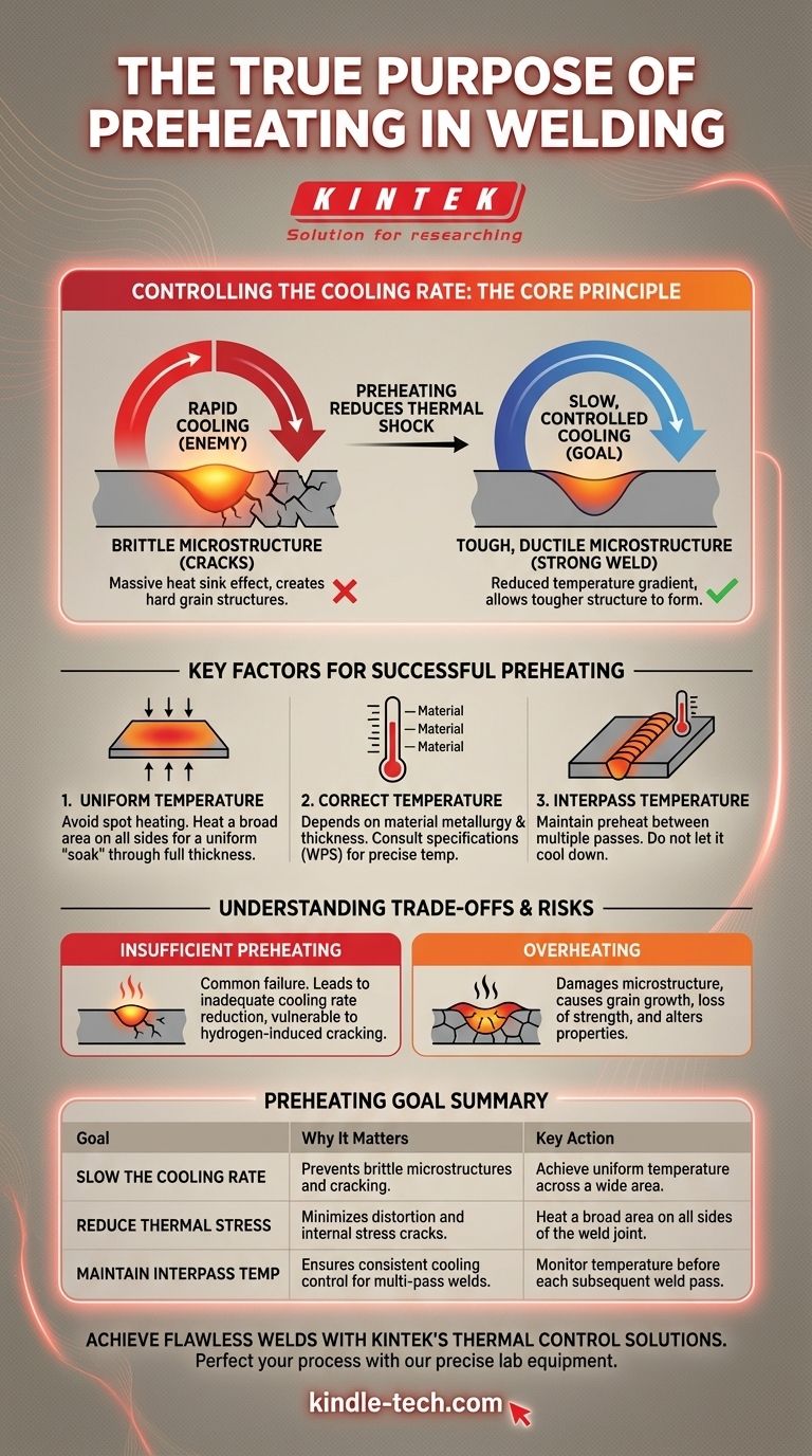 용접 전 예열에서 가장 중요한 부분은 무엇인가요? 더 강한 용접을 위한 냉각 속도 제어 마스터하기 시각적 가이드