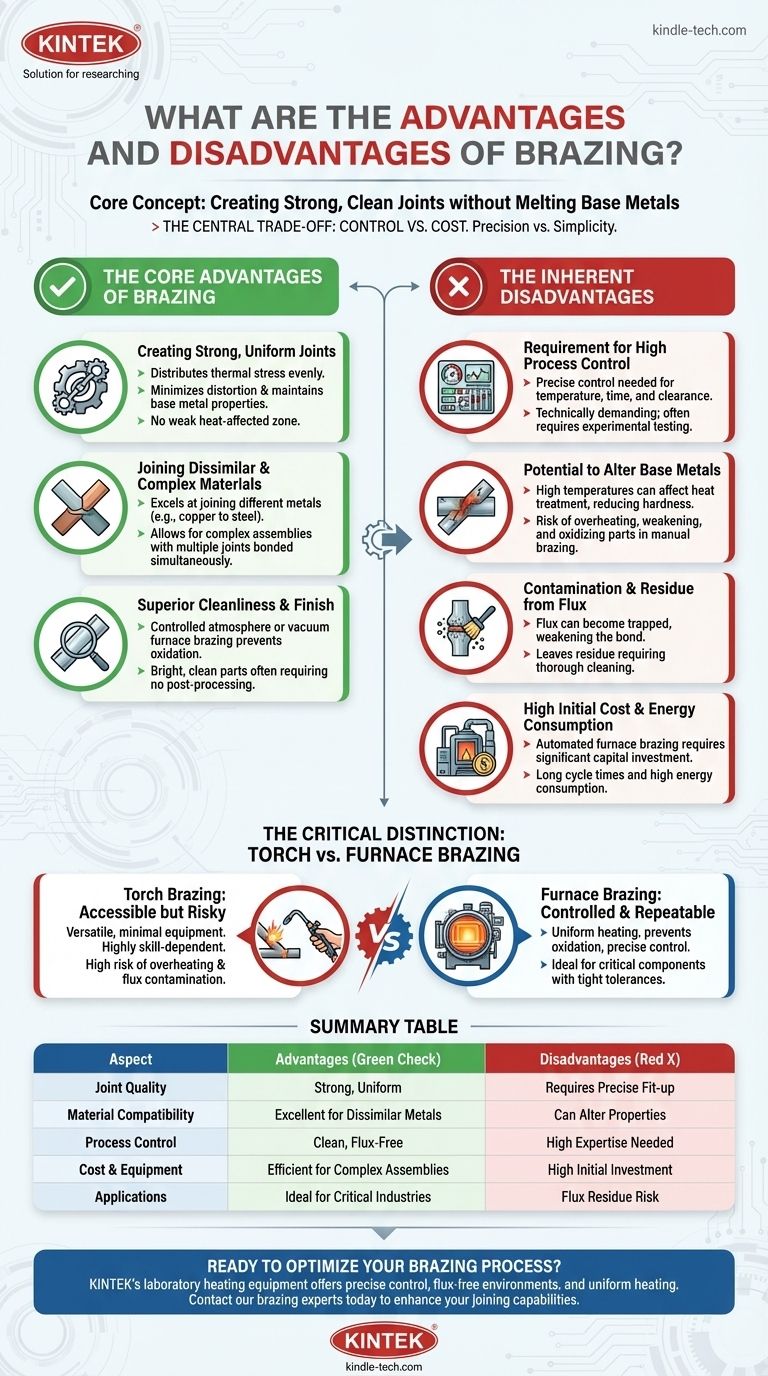 What are the advantages and disadvantages of brazing? A Guide to Strong, Clean Metal Joining Visual Guide