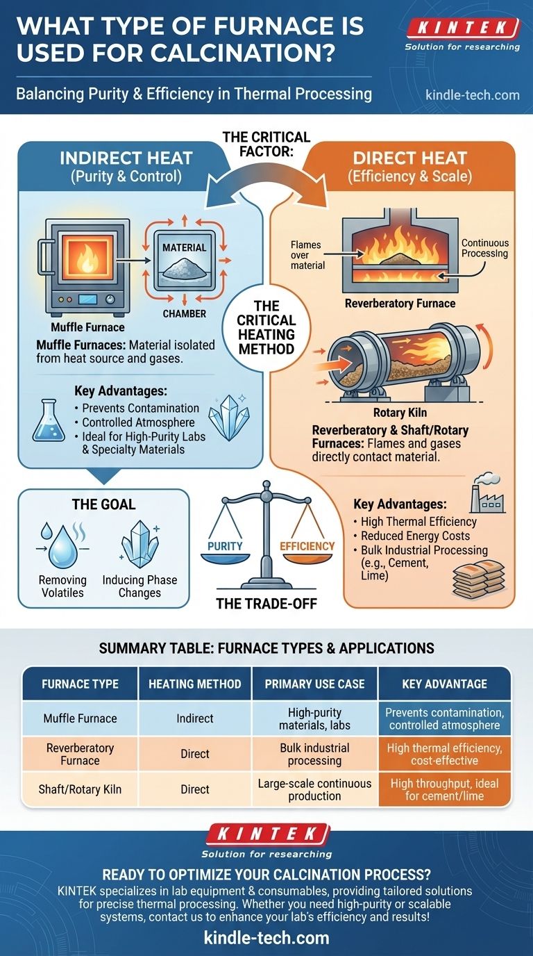 소성에는 어떤 종류의 가마가 사용됩니까? 귀하의 공정에 적합한 가열 방법을 선택하십시오. 시각적 가이드