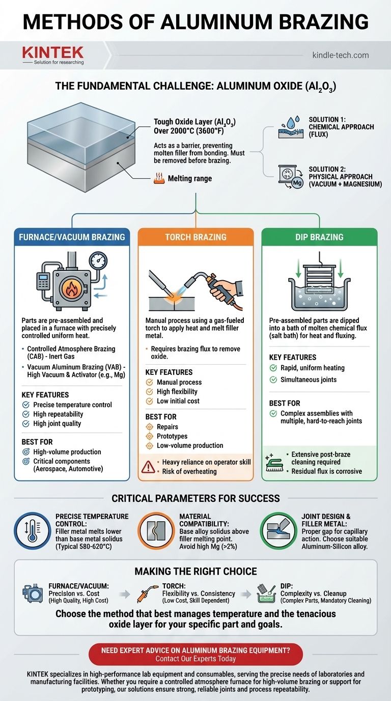 Quali sono i metodi di brasatura dell'alluminio? Scegli il processo giusto per giunti resistenti e affidabili Guida Visiva