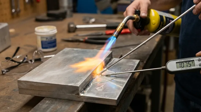 ما هي درجة الحرارة التي ينصهر عندها قضيب لحام الألومنيوم؟ أتقن النافذة الحرجة من 1070 درجة فهرنهايت إلى 1080 درجة فهرنهايت