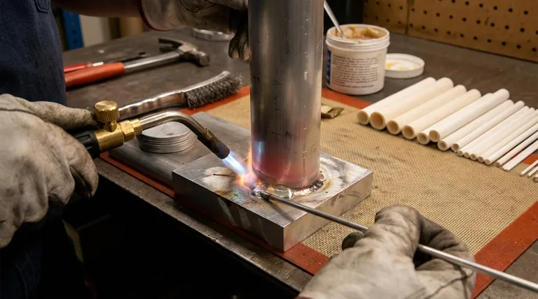 Por que minha vareta de brasagem de alumínio não está derretendo? Domine o Controle de Calor para uma Ligação Perfeita