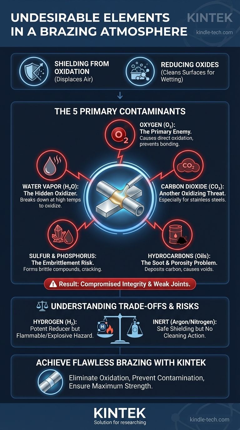 Was ist in einer Hartlötatmosphäre unerwünscht? Vermeiden Sie diese Verunreinigungen für stärkere Verbindungen Visuelle Anleitung