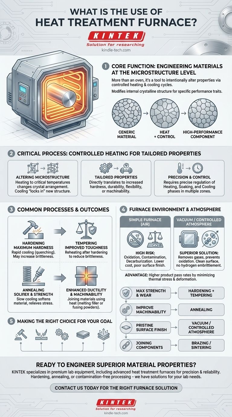 ما هو استخدام فرن المعالجة الحرارية؟ تحويل خصائص المواد لأداء فائق دليل مرئي