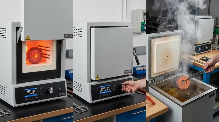 Was sind die 3 Stufen des Wärmebehandlungsprozesses? Aufheizen, Halten & Abkühlen